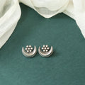 Chandraphool Earrings - Handcrafted in Sterling Silver