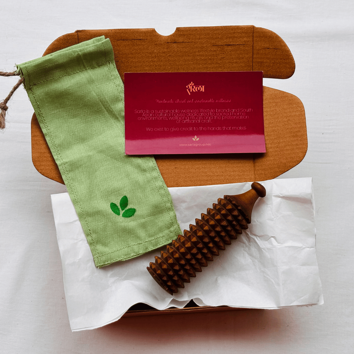 Porcupine Wooden Massage Roller