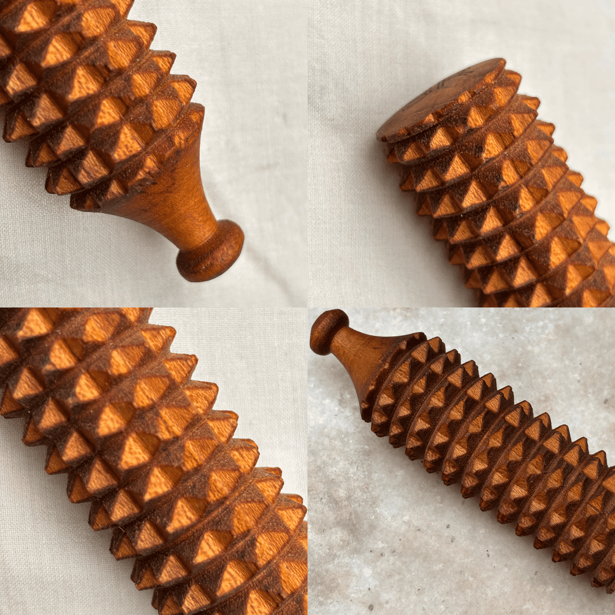 Porcupine Wooden Massage Roller